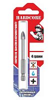 Сверло по керамограниту и керамической плитке (10 мм; 4 грани), Hardcore
