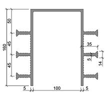 Гидрошпонка АКВАСТОП тип ДЗ-160/100-6/35 ПВХ-П