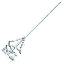 Миксер из оцинкованной стали для краски и раствора d 80, 450 мм, Сибртех