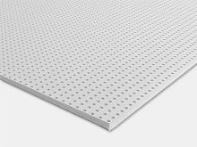 КНАУФ Акустика звукопоглощающая панель ППГ3-С1-8/18КР-2ФК/2ПК Сплошная круглая перфорация черная 1998х1188х12,5мм (уп.25шт)