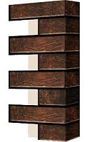 Левый откос фасадной термопанели Аляска Loft brick cardamon, 60 мм