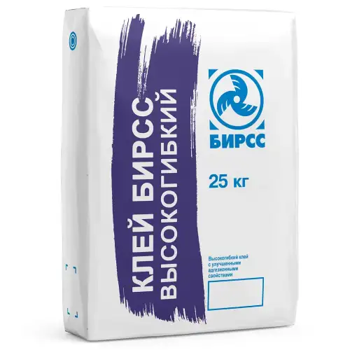 Высокоэластичный клей Суперэластик БИРСС, 25 кг