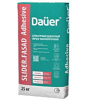 Штукатурный обрызг высокопрочный DAUER SLIDER FASAD Adhesive, 25 кг