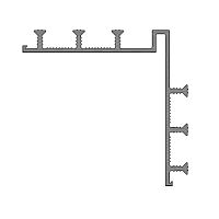 Гидрошпонка АКВАСТОП тип ДО-УГЛ 170/20-6/25 ПВХ-П
