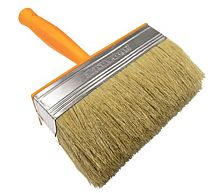 Кисть макловица с натуральной щетиной и пластмассовой ручкой 50х150 мм