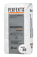 Штукатурка цементная универсальная тонкослойная Фронтпро Стандарт Плюс, Perfekta, 25 кг