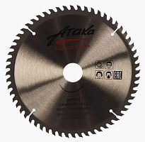 Диск пильный по дереву 210х60Тх30 мм, Атака