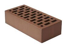 Облицовочный кирпич одинарный, М-150,120x250x65, коричневый