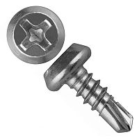 Саморез п/цилиндр. головка 3,5х11, оцинкованный, сверло, 1000 шт/уп.