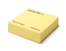 Эластомер Sylomer SR 11, желтый, лист 1200 х 1500 х 25 мм, Acoustic Group