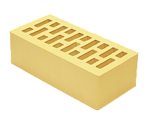 Облицовочный кирпич полуторный, М-200,120x250x88, желтый