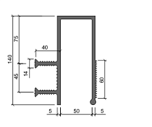 Гидрошпонка АКВАСТОП тип ДЗС-140/50-2/40 ПВХ-П