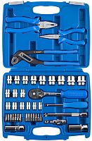 Набор инструмента 27672-Н42 торцевые головки, 42 предмета, (1/4"+ 3/8") ЗУБР Экперт