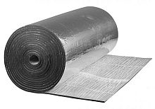 Рулон K-Flex Eco Black AD ALU 25x1000-8 толщина 25 мм, с клеем