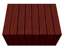 Перемычка фасадной термопанели Аляска Natural rosa struktur, 60 мм