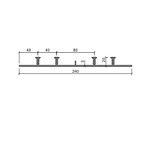 Гидрошпонка АКВАСТОП тип ХОМ-240-4/20 ПВХ-П