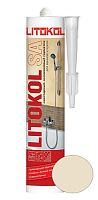 Герметик санитарный, силиконовый LITOKOL SA, светло-бежевый, 310 мл
