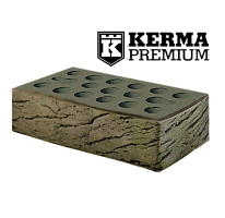 Облицовочный кирпич одинарный, М-175,120x250x65, зеленый