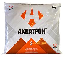 Гидроизоляционная смесь АКВАТРОН-3, мешок 5 кг