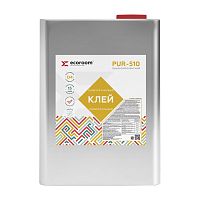 Ecoroom PUR-510, 5 кг, Клей полиуретановый универсальный, канистра