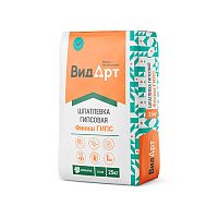 Шпаклевка гипсовая ВидАрт Финиш Гипс Белый, 25 кг