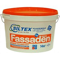Краска фасадная "SILTEX" "FassadenWeiss", 5 кг