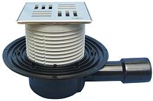 Трап для внутренних помещений HL510N-3124 DN40/50 горизонтальный с запахозапирающим устройством