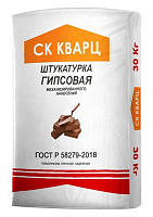 Штукатурка гипсовая, белая, МН, 30 кг