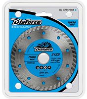 Диск алмазный DIAFORCE TURBO BASIC 125х22,23х7,5х1,9 мм сухой рез