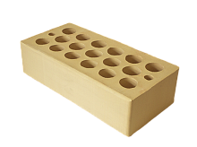 Облицовочный кирпич одинарный, М-150,120x250x65, желтый