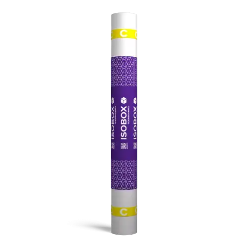 Паро-гидроизоляционная пленка Isobox С, (1,6 х 43,75 м), 70 м2, ТехноНиколь