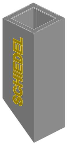 ISOTOR Короб UraTOP (базовый) Ø20см, Schiedel