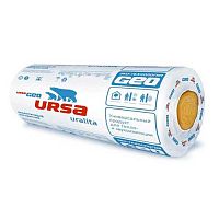 Утеплитель URSA GEO М-11 (1х10000х1200х100 мм), 1,2 м3, стекловолокно, 1 шт. в упаковке