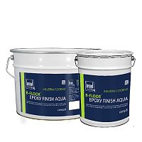 B-Floor Epoxy Finish Aqua, 15 кг, Двухкомпонентное эпоксидное тонкослойное покрытие для стен и пола, Bergauf