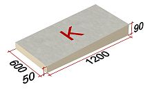 Плиты уклонообразующие LOGICPIR Slope -3,4% (K) СХМ/СХМ 1200Х600Х50-90, Технониколь, клиновидная теплоизоляция