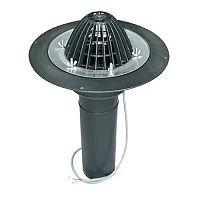 Воронка кровельная с обогревом PLASTFOIL VORTEX D=160 мм, длина 350-450 мм