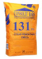 CONSOLIT BARS 131TC, торкрет сухой (В35) сухая ремонтная смесь, мешок 30 кг, Консолит