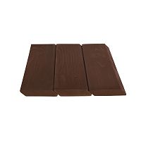 Планкен косой из термососны, 18x90x3000 мм, Махагон