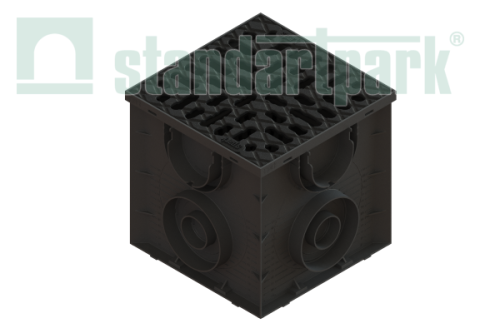 Дождеприемник Spark ДП-25.25-ПП с РВ щелевой ВЧ и КОДП ПП (комплект) 08670311, Стандартпарк