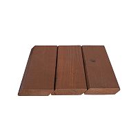 Планкен косой из термососны, 18x90x3000 мм, Каштан