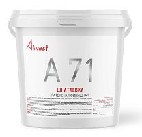 Шпатлевка латексная финишная А 71, 25 кг, Аквест