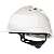 Каска защитная Delta Plus белая, храповый механизм
