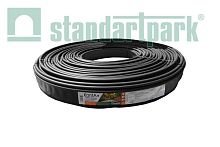 Садовый бордюр KANTA SP Б-5000.10.02-ПП 82552/50-Ч черный, бухта 50 м, Стандартпарк