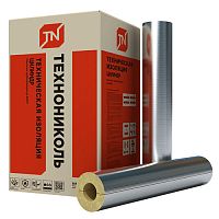 Цилиндр минераловатный ТЕХНО 80 ФА 1200х57х30 1 сегмент 25 шт  в упаковке