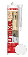Герметик санитарный, силиконовый LITOKOL SA, прозрачный, 310 мл