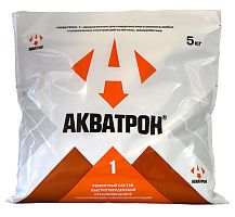 Гидроизоляционная смесь АКВАТРОН-1, мешок 5 кг