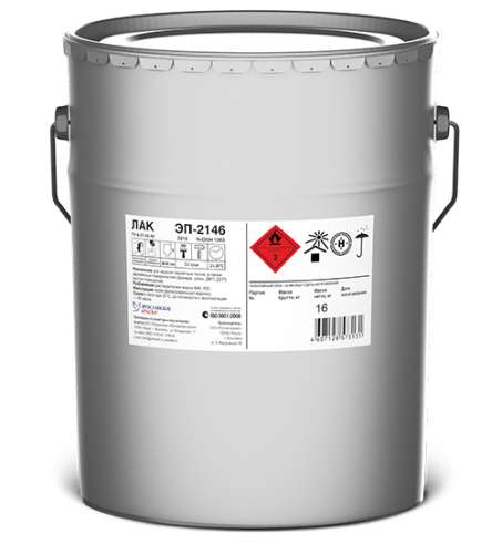Лак ЭП-2146 паркетный, ведро 16 кг