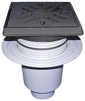 Дворовый трап HL616.1/1 серии Perfekt DN110 вертикальный