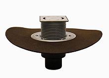 Трап HL310NH-3000.32 с решеткой HL037Pr.32E (Бронза), элементом “Klik-Klak”, гидроизоляционным полотном