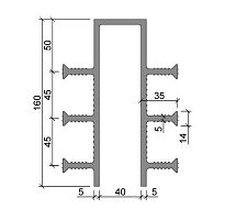 Гидрошпонка АКВАСТОП тип ДЗ-160/40-6/35 ПВХ-П